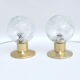 Pair of brass bedside lamps, Karl Gärtner Leuchtenbau, Germany, 1970s