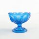 Ring Around fruit bowl, mid-century modern, pressed glass, Ząbkowice, Poland, 1950s