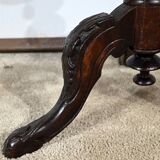 Trumpet Table for Work and Games, Walnut – Late 19th Century