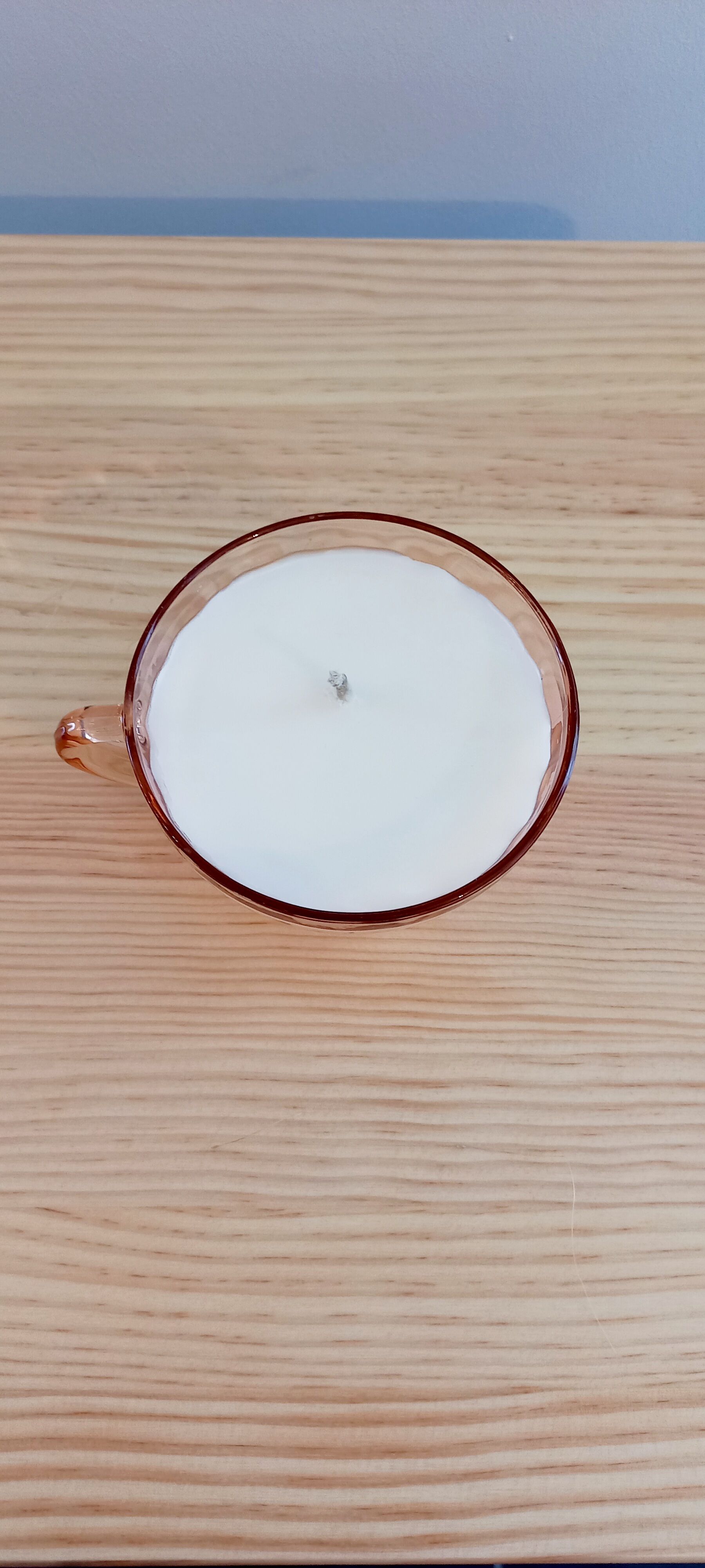 Vintage candle dried flowers