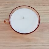 Vintage candle dried flowers