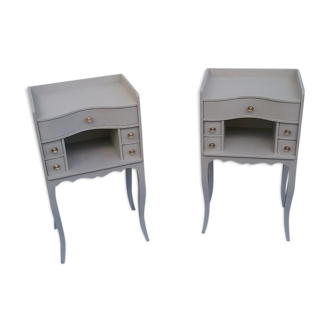 Pair of bedside tables with drawers