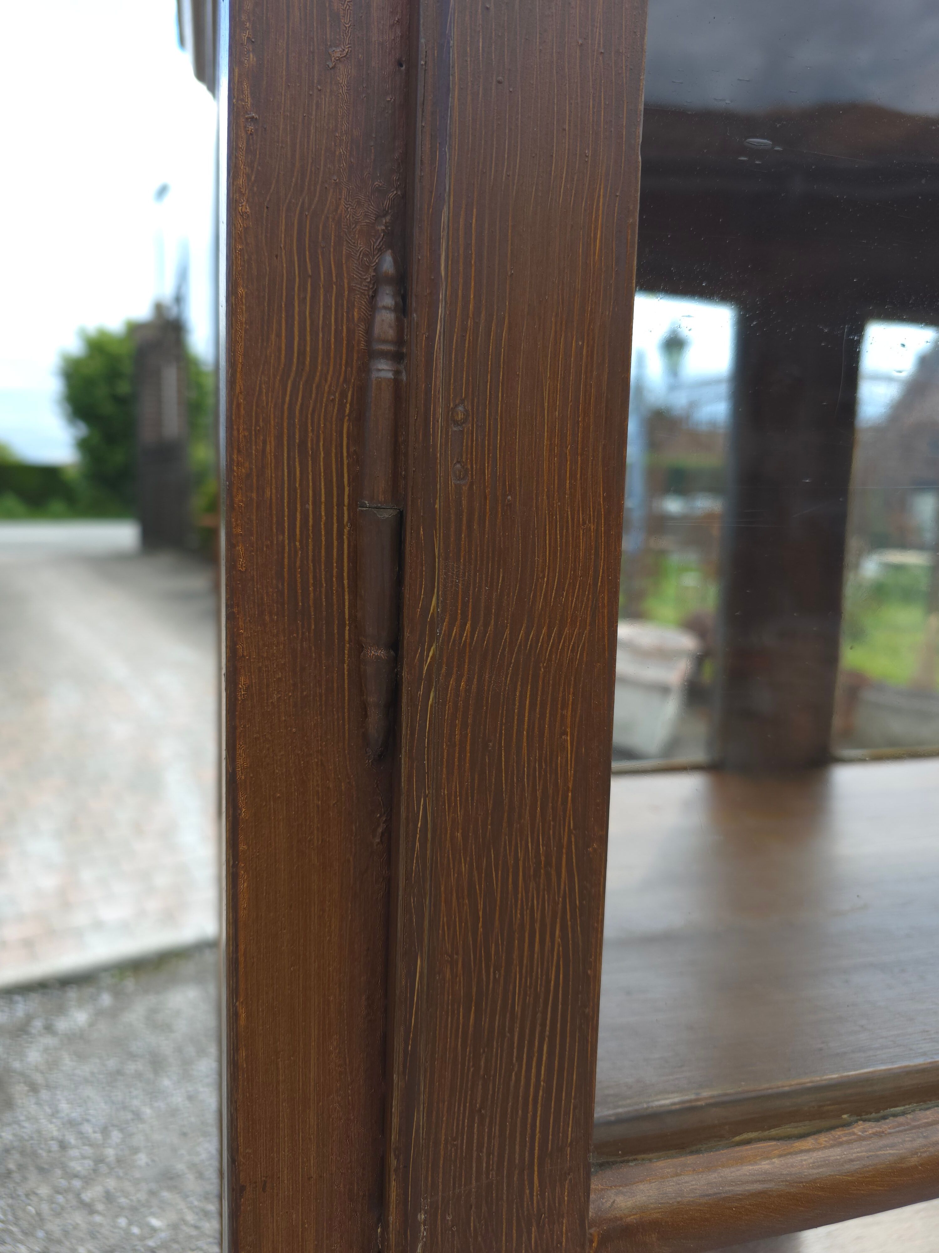 19th Century Pine Display Cabinet