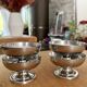 Série de 4 coupes à glace vintage Letang Remy