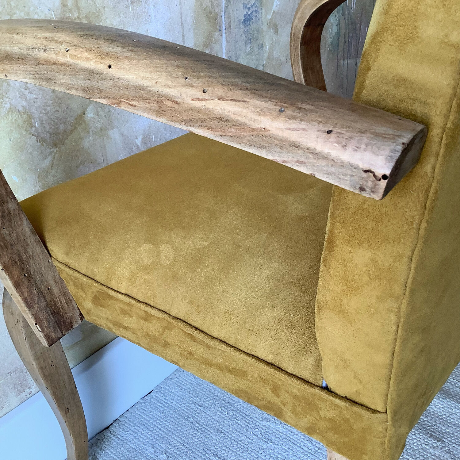 Art-deco bridge armchair