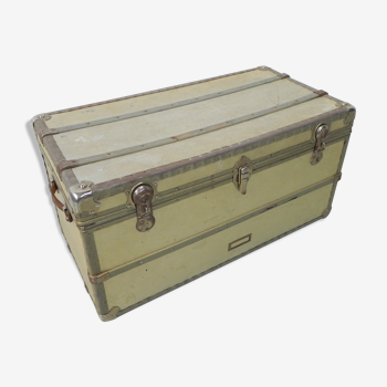 Aluminum clad chest, treasure chest