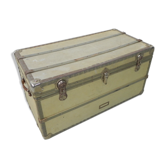 Aluminum clad chest, treasure chest