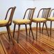 Chaises de salle à manger attribuées à A. Suman pour Tatra Nabytok, Tchécoslovaquie, 196