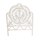 Peacock rattan headboard