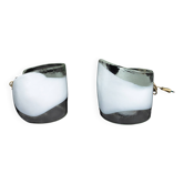 La Murrina, paire de lampes de table en verre de Murano. Italie années 1970.