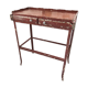 19th metal patinated dentist furniture