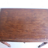 Small antique wooden desk – turned legs