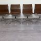 Set of 4 Eames EA105 Vitra armchairs from 2007