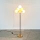 Lampadaire allemand en laiton de style Space Age du milieu du siècle par Kaiser Leuchten, années 1960