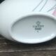 Porcelain vase of the faiencerie Scherzer Bavaria Germany decoration flowers 80s
