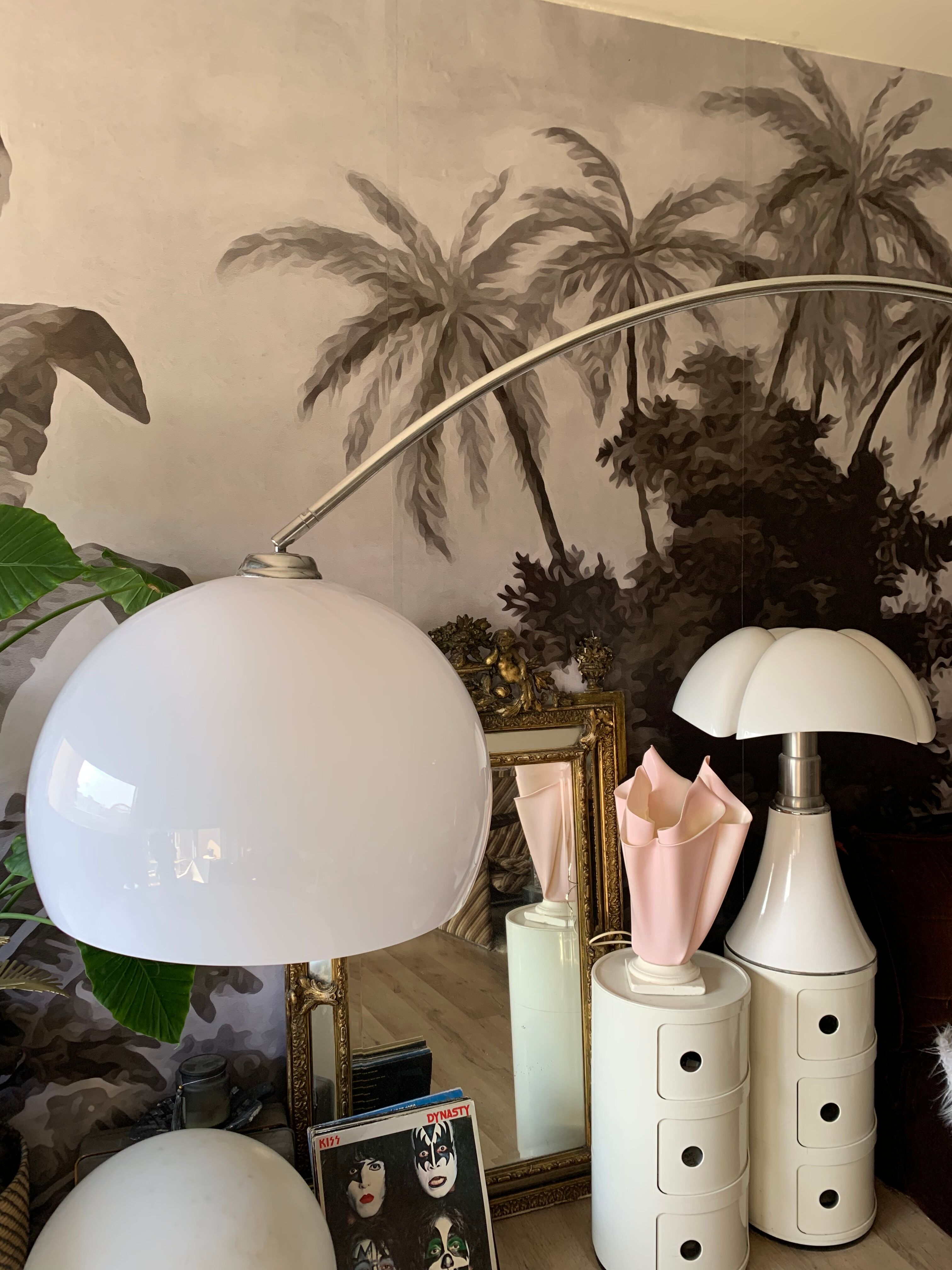 Floor lamp arch foot marble