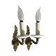 Pair of wall lamps