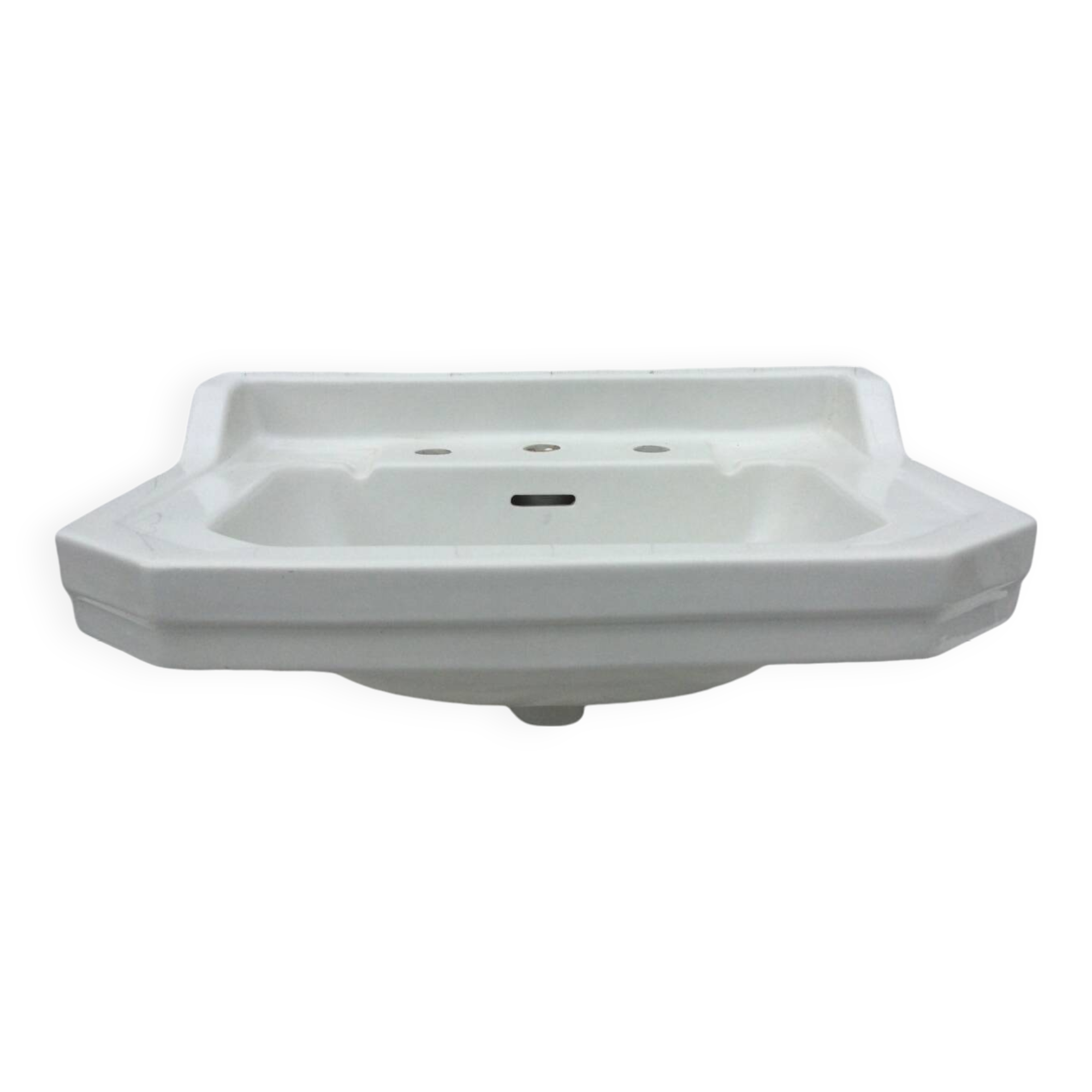 White ceramic washbasin, 1950