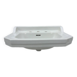 White ceramic washbasin, 1950