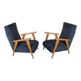 Pair of vintage Scandinavian armchairs from the 1960s