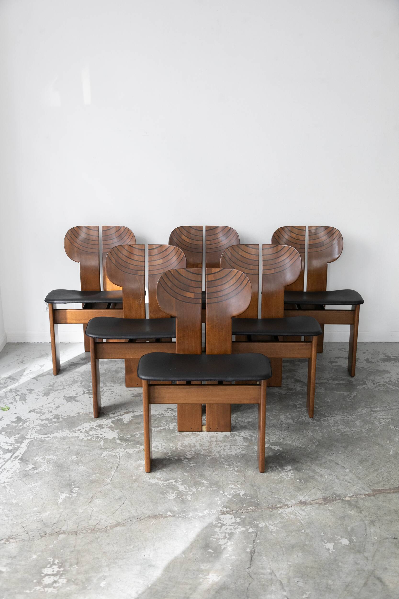 Africa chairs by Afra & Tobia Scarpa for Maxalto, Italy, 1970s