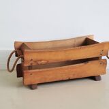 Wooden magazine rack