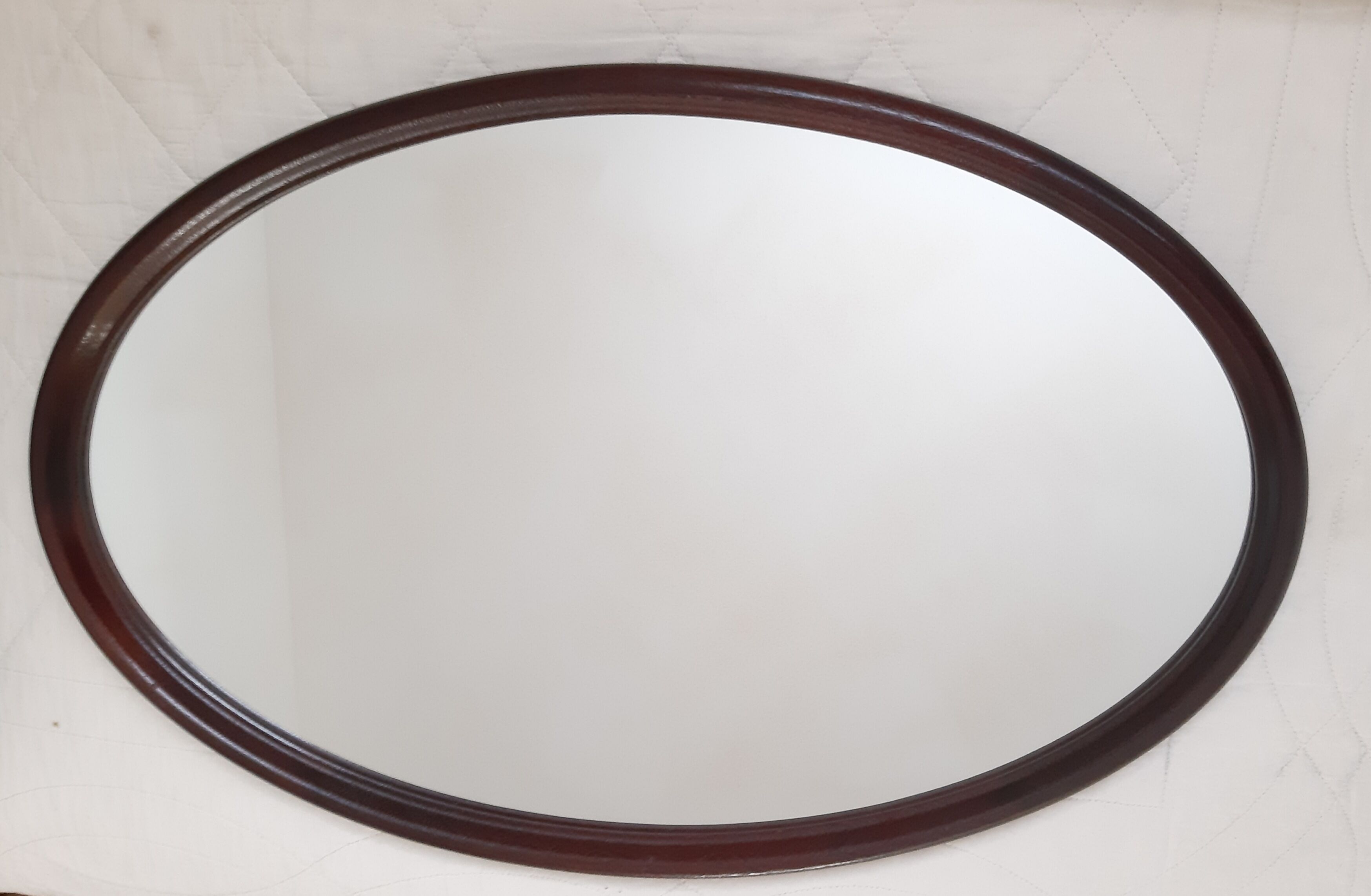 Miroir ovale ancien 63x42cm