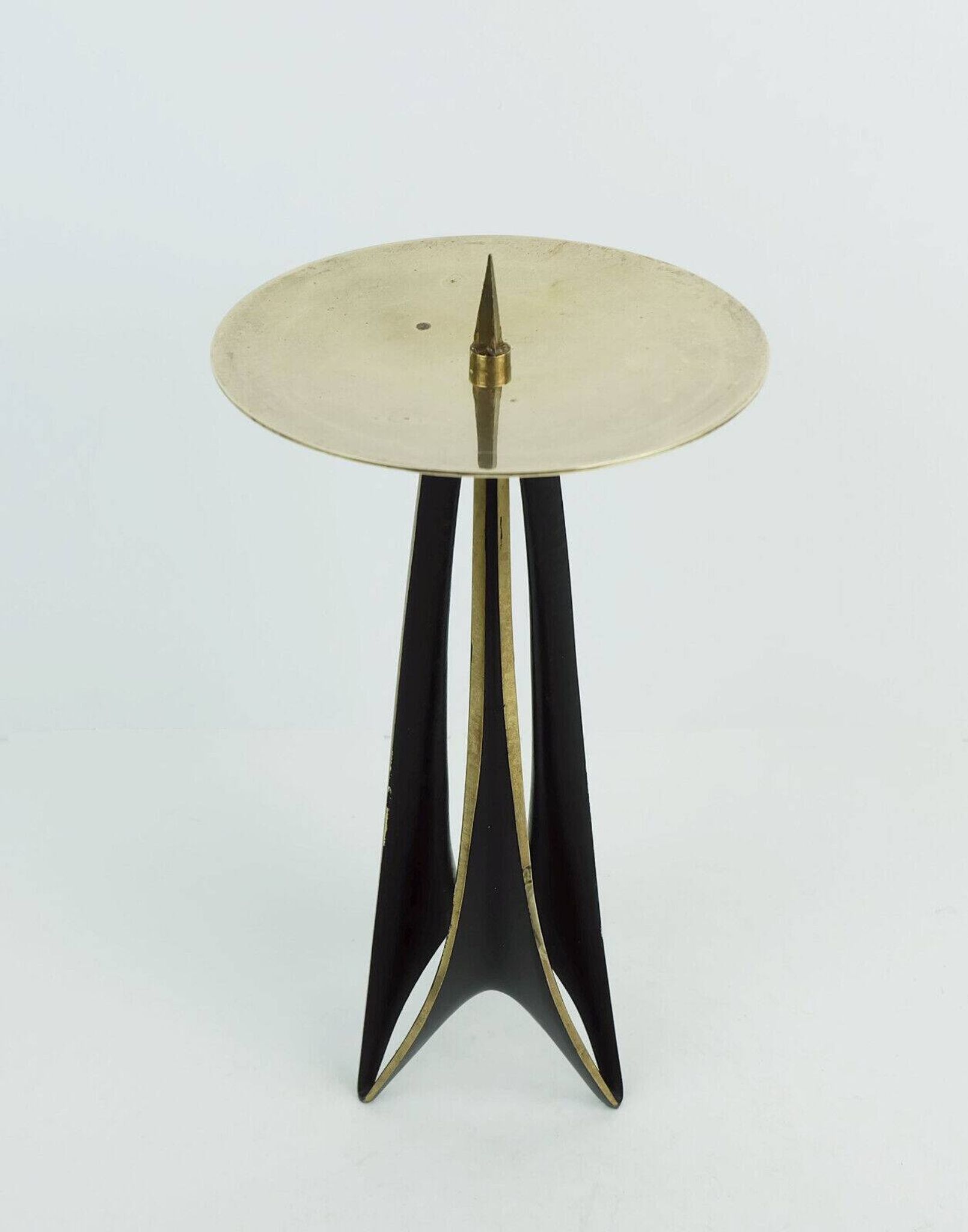 1950s mid century candle holder klaus ullrich faber & schumacher