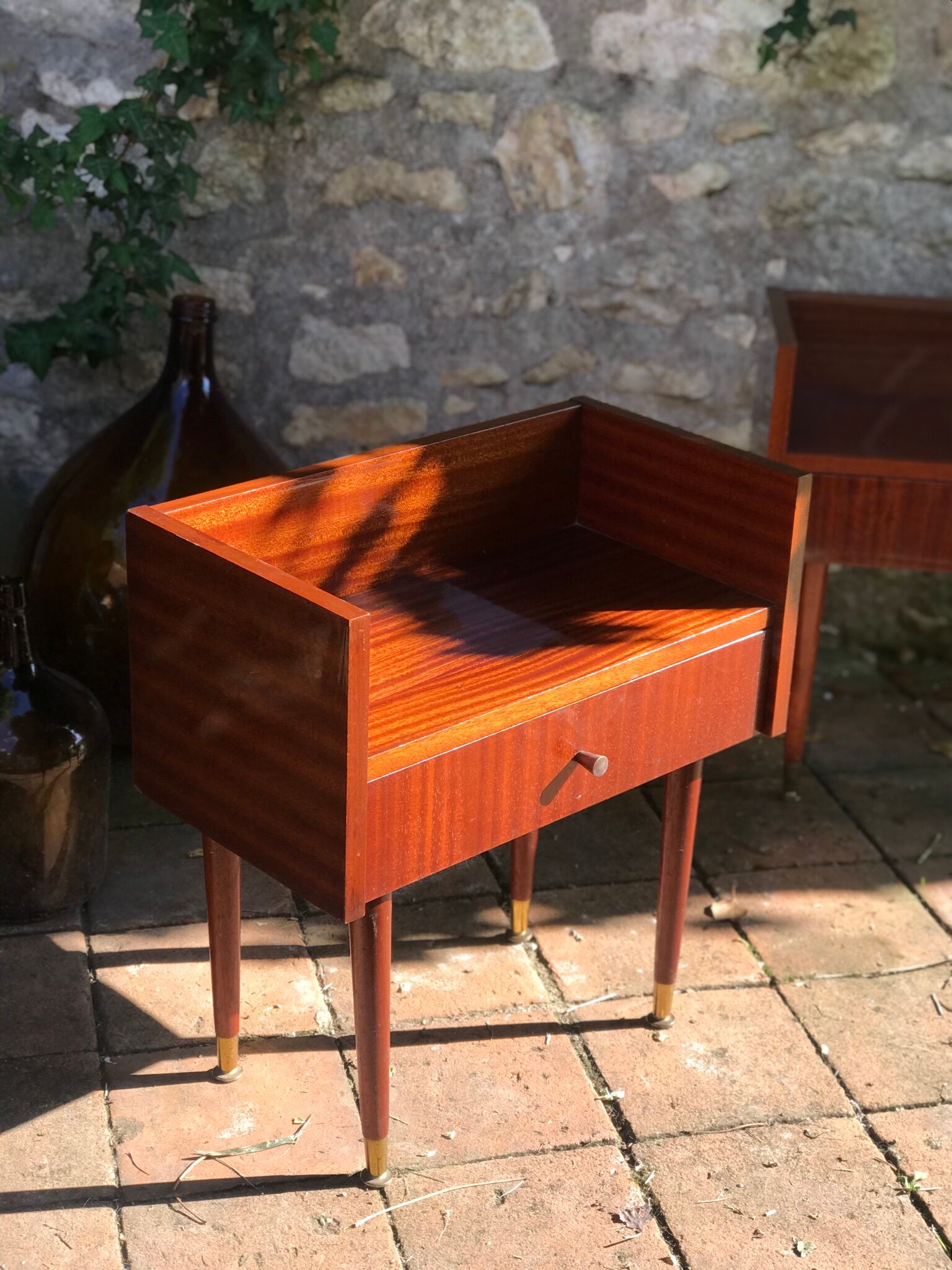Pair of vintage bedside tables