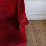 Red velvet armchair 40 years