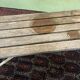 Banc de jardin anglais avec piétement en fonte d'alu