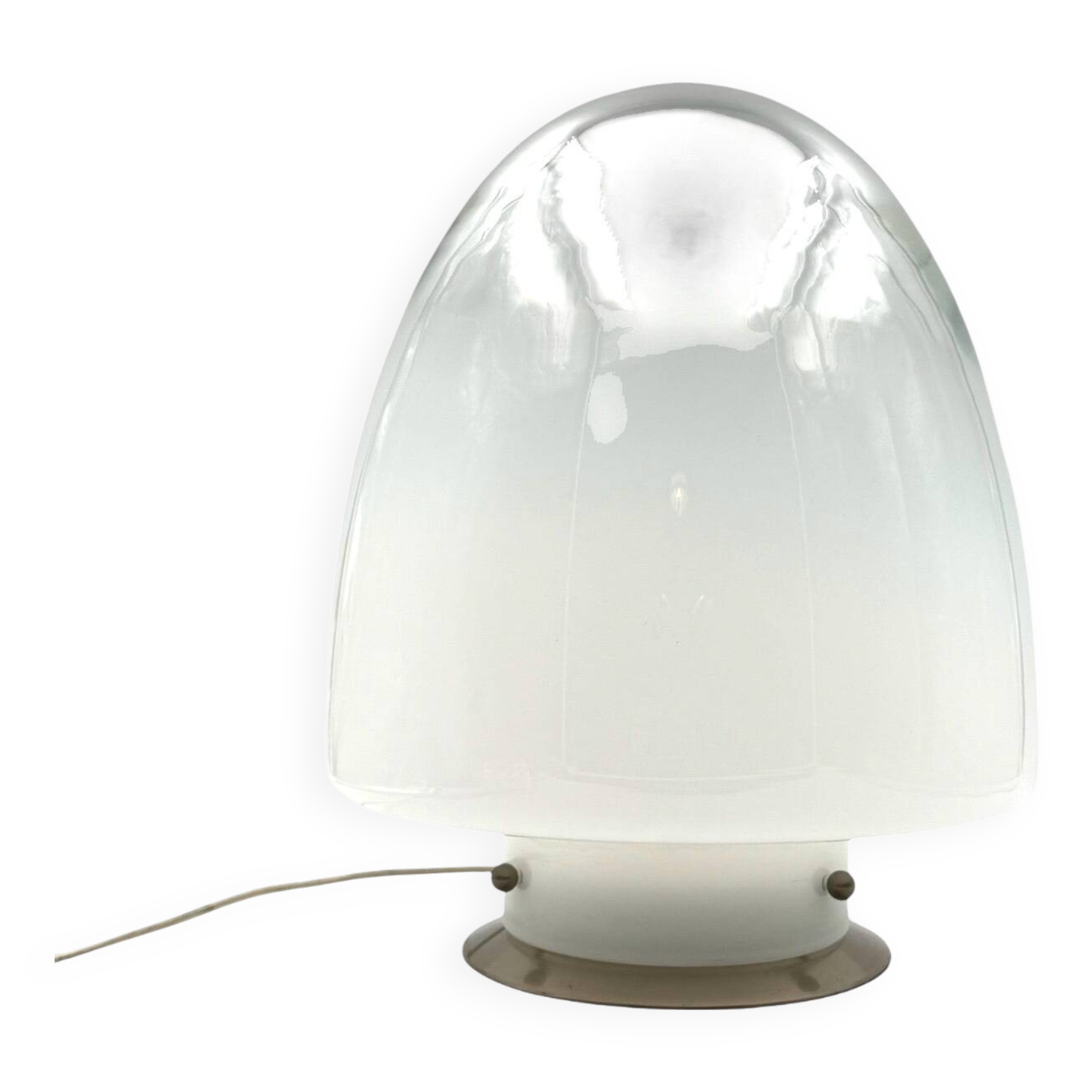 Giusto Toso, Murano art glass mod. Ebe table lamp, Leucos, Italy 1970s