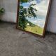 Old beveled mirror, trumeau
