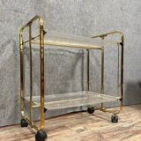 Luxury Trayx Textable Serving Trolley in Molded Plexiglas Ice