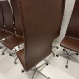 Chaise Oxford à dossier haut par Arne Jacobsen pour Fritz Hansen