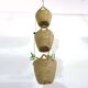 Hanging baskets made of natural fiber