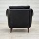 Fauteuil danois en cuir par Aage Christensen, années 1960
