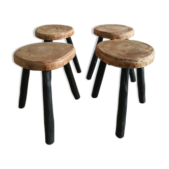 Lot of 4 stools