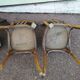 Ensemble de 4 chaises de bistrot - vintage - bar