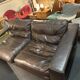 Two-seater leather sofa – Paul Daveluy by Steiner Paris – 1970s