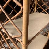 Rattan shelf