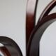 Pair of coat racks in plywood by Carlo Cerbaro for Porada