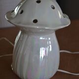 Iridescent ceramic night light for children, Italian.