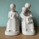 Dutch Schoonhoven ceramic bookends by Fancoise Carbius for NBC