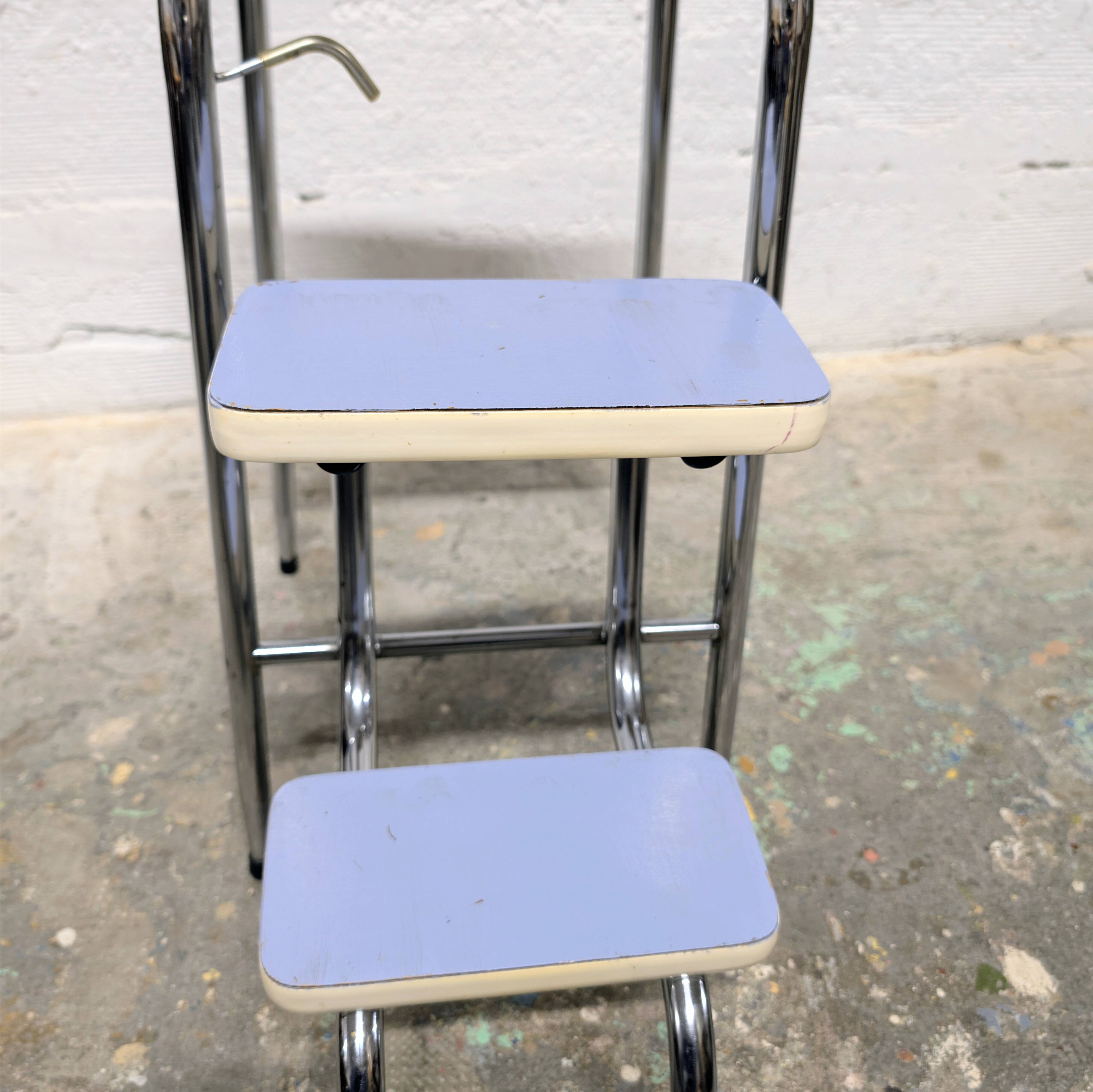 Escabeau marche pied vintage