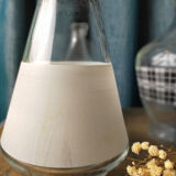 Set of three vintage decanters