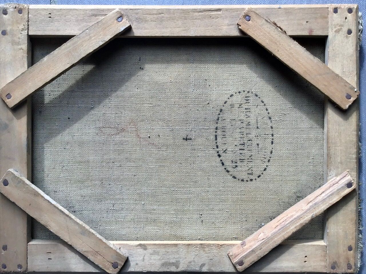 Landscape, oil on canvas, 19th Century