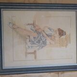 Cross-stitch painting