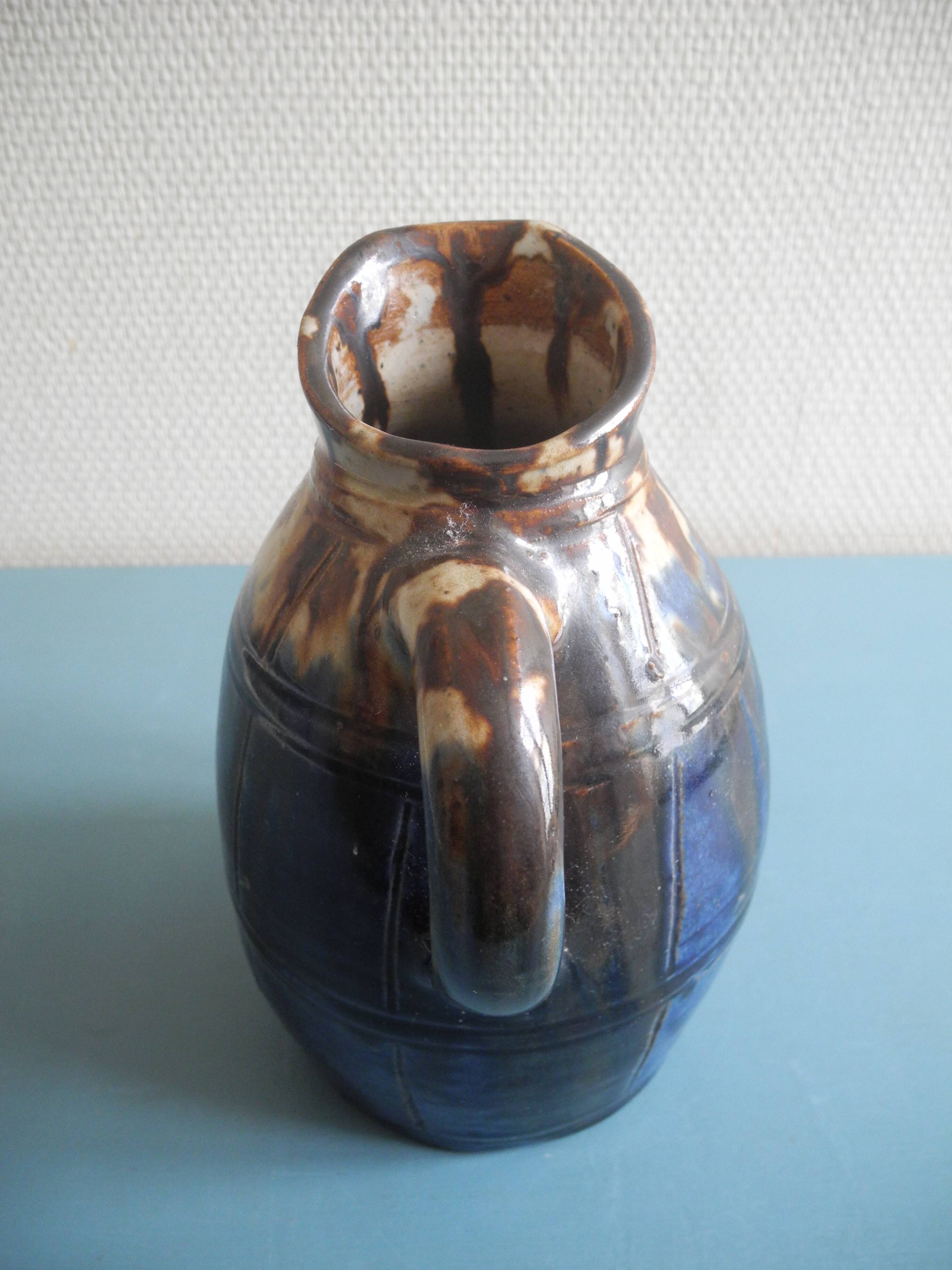 glazed stoneware pitcher jug Ici Paris