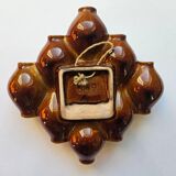 Rare Midcentury wall vase in ceramic, 1970s